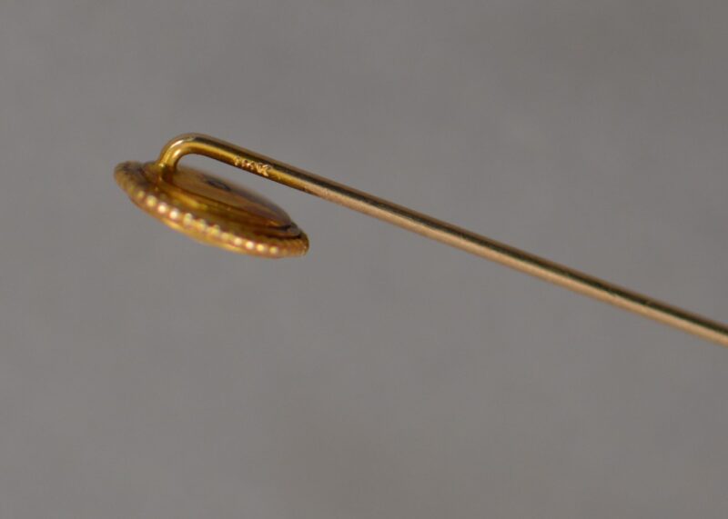 etruscan revival 14k stick pin (3)