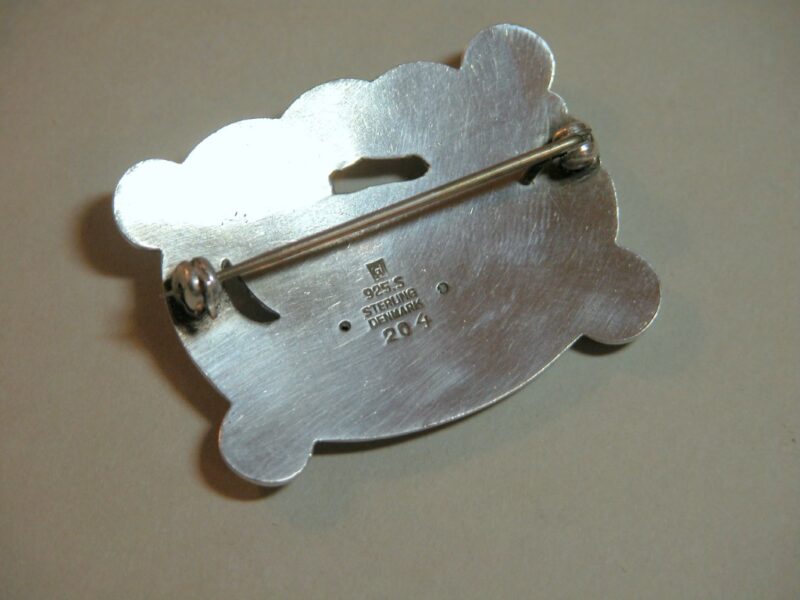 georg jensen 204 dove in wreath brooch sterling silver3 (Medium) (2)