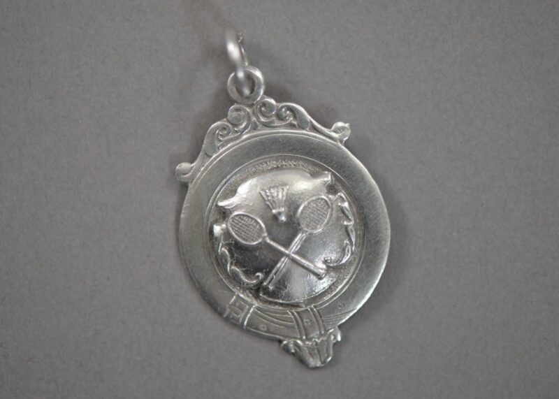herbert bushell badminton fob sterling charm herbert bushell badminton fob sterling charm