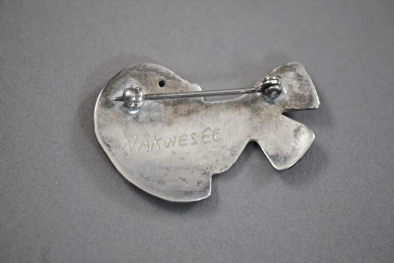 nakwasee silver seal brooch Kwakiutl (2)