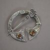 robert allison penannular brooch sterling siver scottish