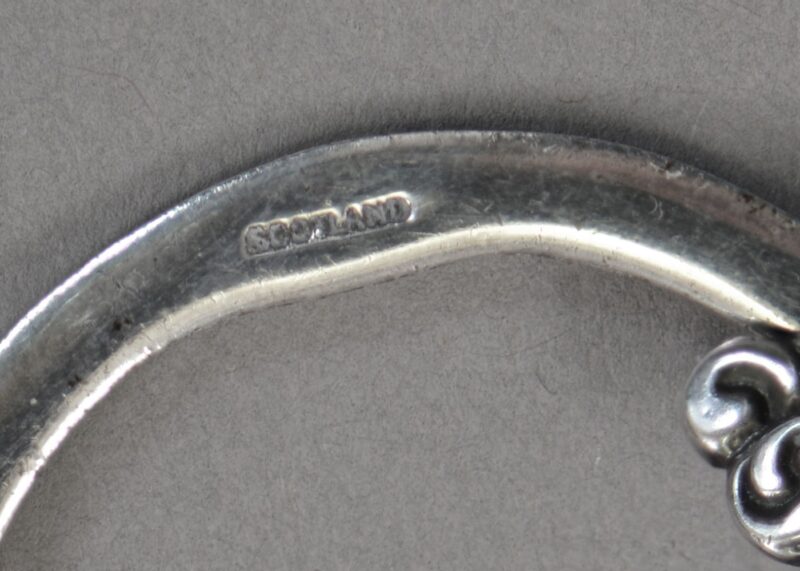 robert allison penannular brooch sterling siver scottish (4)