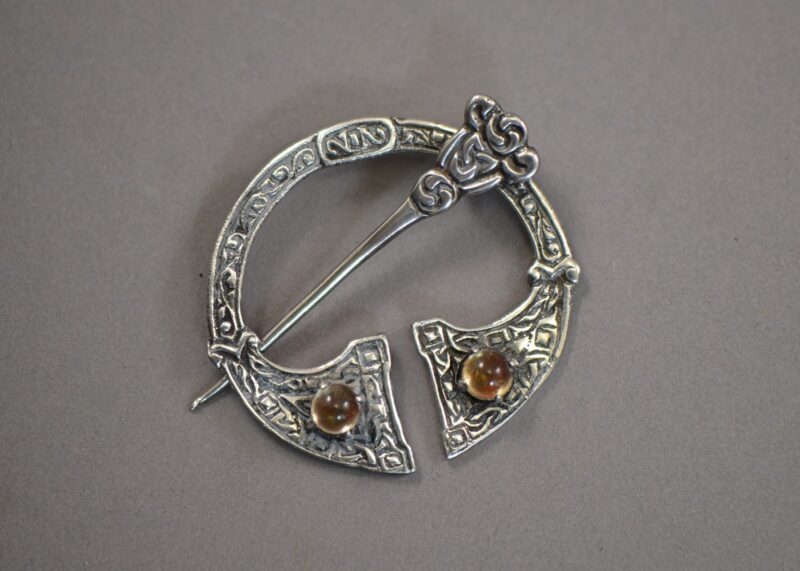 robert allison penannular brooch sterling siver scottish