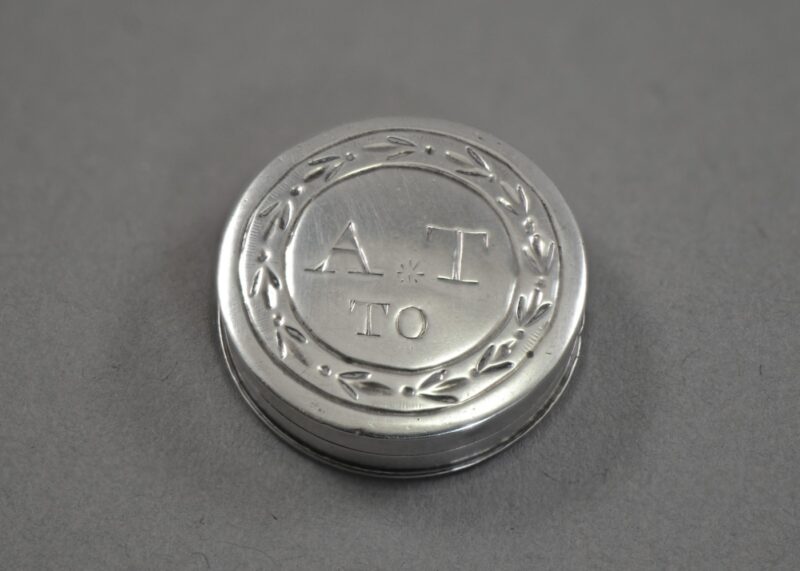 samuel pemberton sterling silver patch box george iii samuel pemberton sterling silver patch box george iii