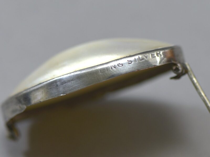 vintage sterling mother of pearl brooch2 (Medium) (2)