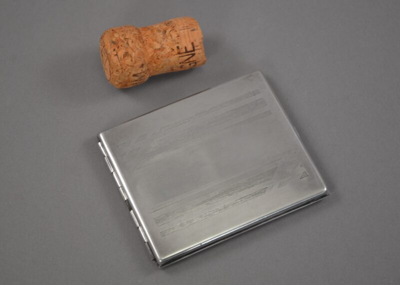 canadian sterling silver cigarette case