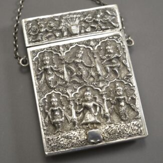 kush silver card case