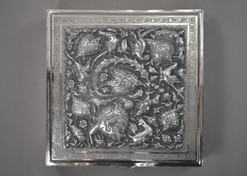 persian silver repousse box (2)