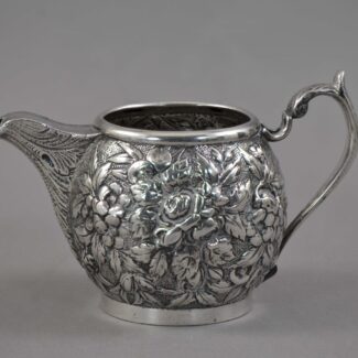 andrew ellicott warner creamer american coin silver