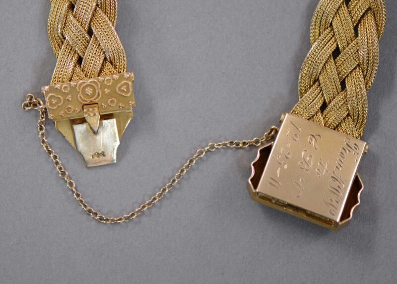 edardian 14k yellow gold woven etruscan bracelet (3) edardian 14k yellow gold woven etruscan bracelet (3)