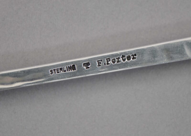 franklin porter sterling silver bar spoon (3) franklin porter sterling silver bar spoon (3)