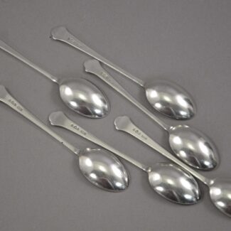 fry and wigfull demitasse spoons sterling silver (2)