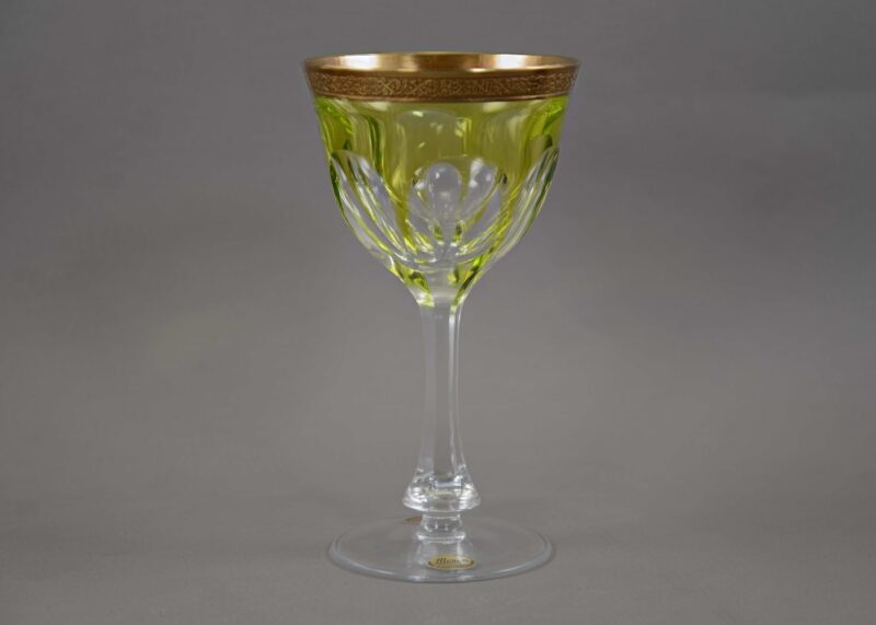 moser lady hamilton chartreuse wine goblet