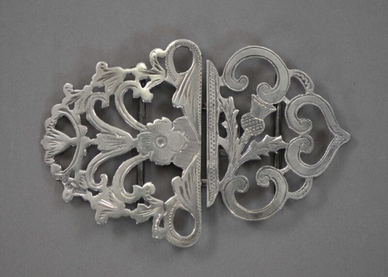 walker and hall sterling silver belt buckle