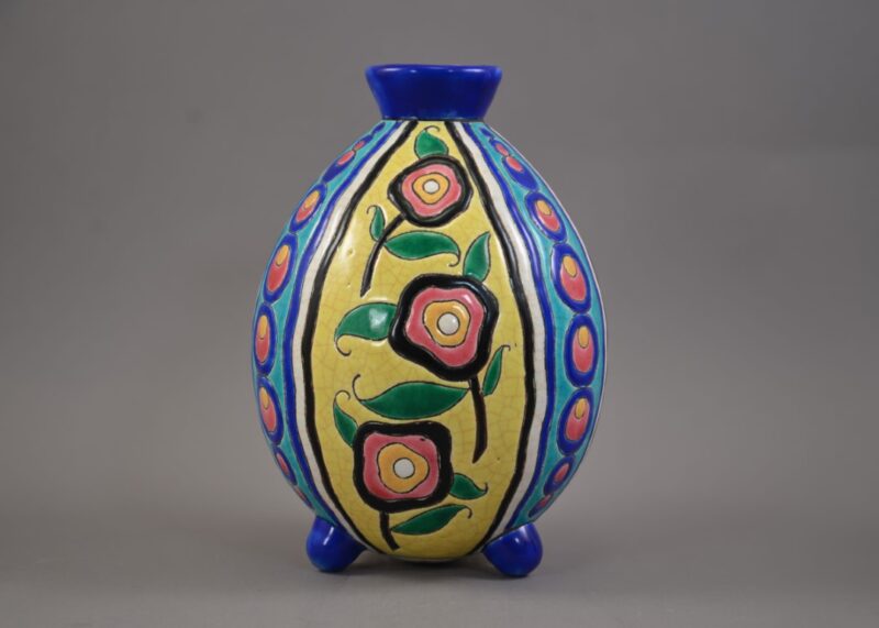 longwy vase art deco triple foot1 (Medium) (1)