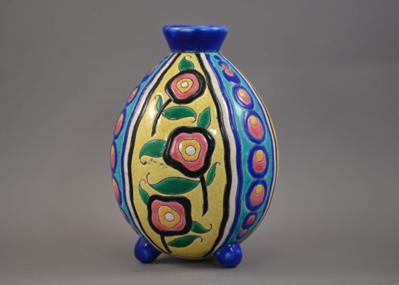 longwy vase art deco triple foot2 (Medium) (2)