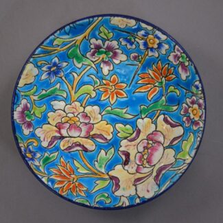 longwy bleu de longwy cloisonne dish (1)