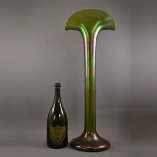 loetz creta glatt fan vase (adfd)