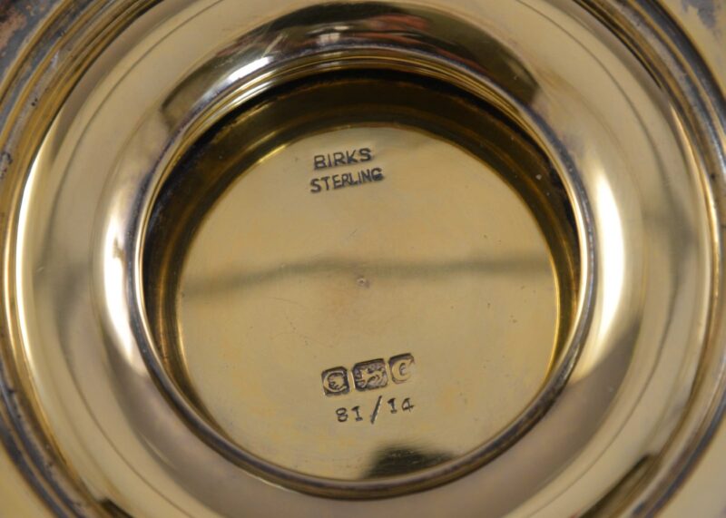 birks gilt sterling punch bowl trophy (7) birks gilt sterling punch bowl trophy (7)