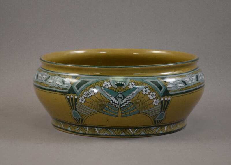 buffalo pottery deldare fern bowl (2)