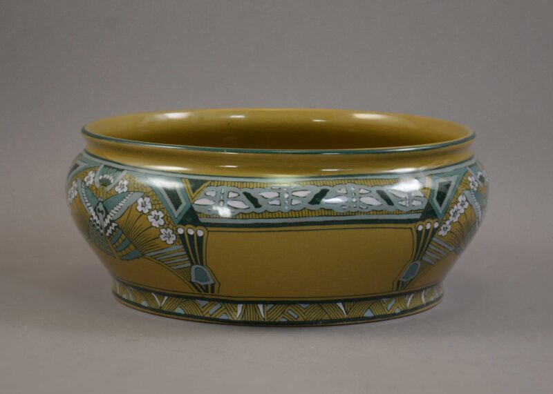 buffalo pottery deldare fern bowl (3)