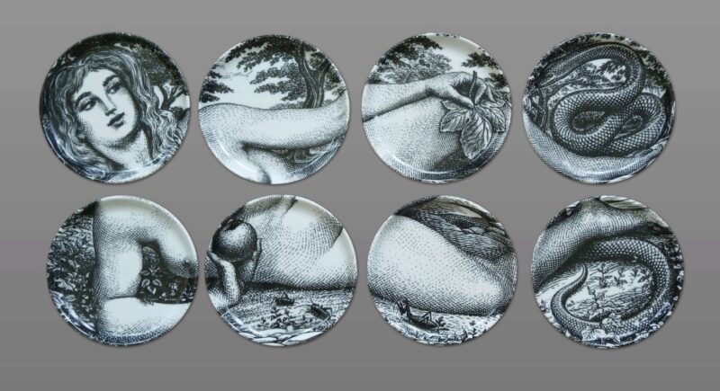 fornasetti adam and eve coaster set (3)