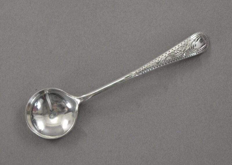 joseph gloster sterling silver bright cut salt spoon joseph gloster sterling silver bright cut salt spoon