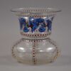bohemian enamel vase