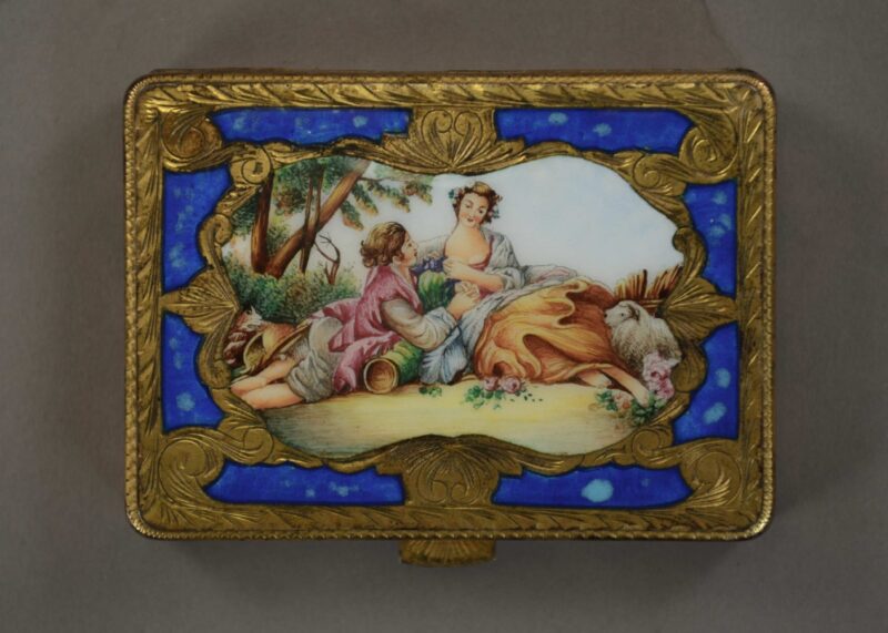 italian cigarette case boucher enamel italian cigarette case boucher enamel