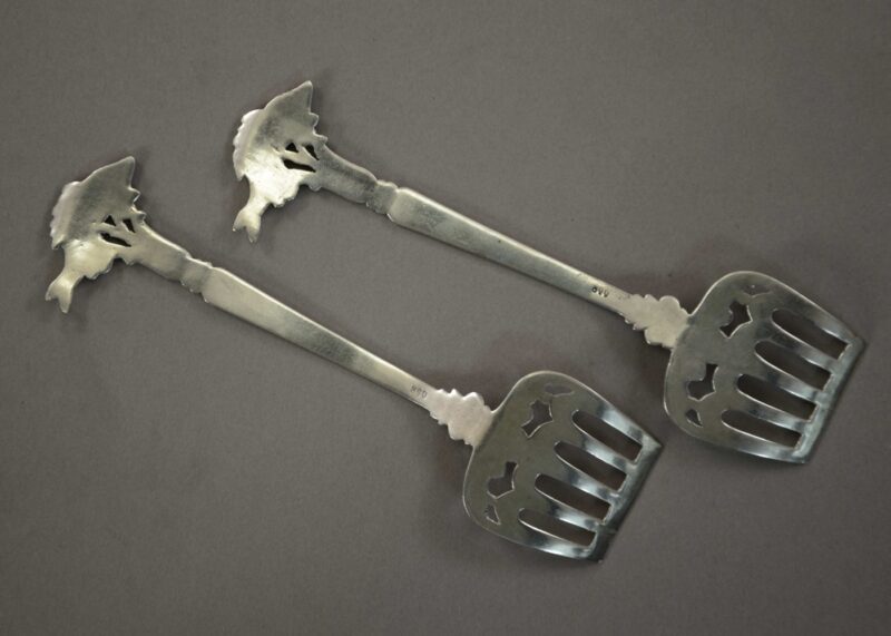 flatware sardine server 800 silver german (2)