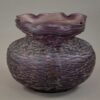 kralik threaded vase purple (2)