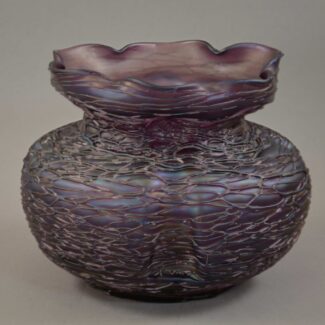 kralik threaded vase purple (2)