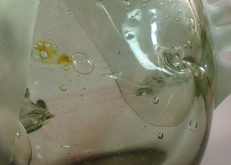 michael robert robinson anemone vase two riverss canadian studio glass