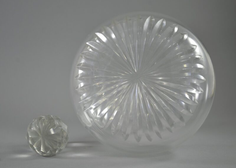 sandwich glass co american facet cut decanter (4)