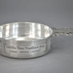 a tiffany dog bowl