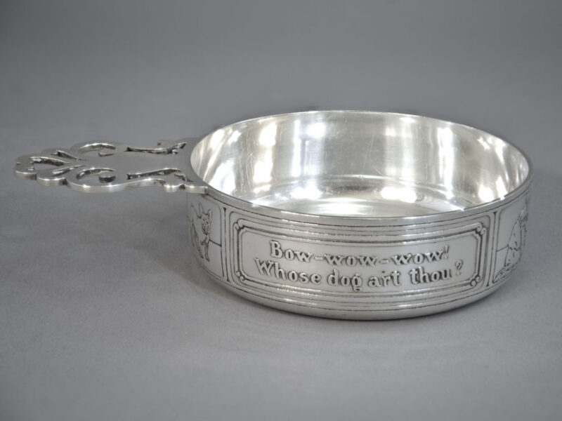 c tiffany dog bowl