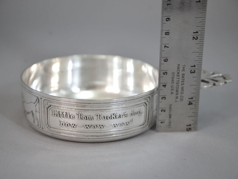 e tiffany dog bowl